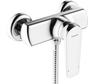 Single lever shower mixer without kit